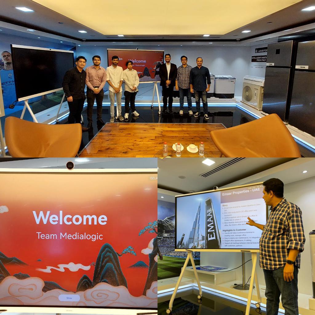 Medialogic Dubai LLC becomes Huawei Technologies Co. official distributors for their interactive flat panels